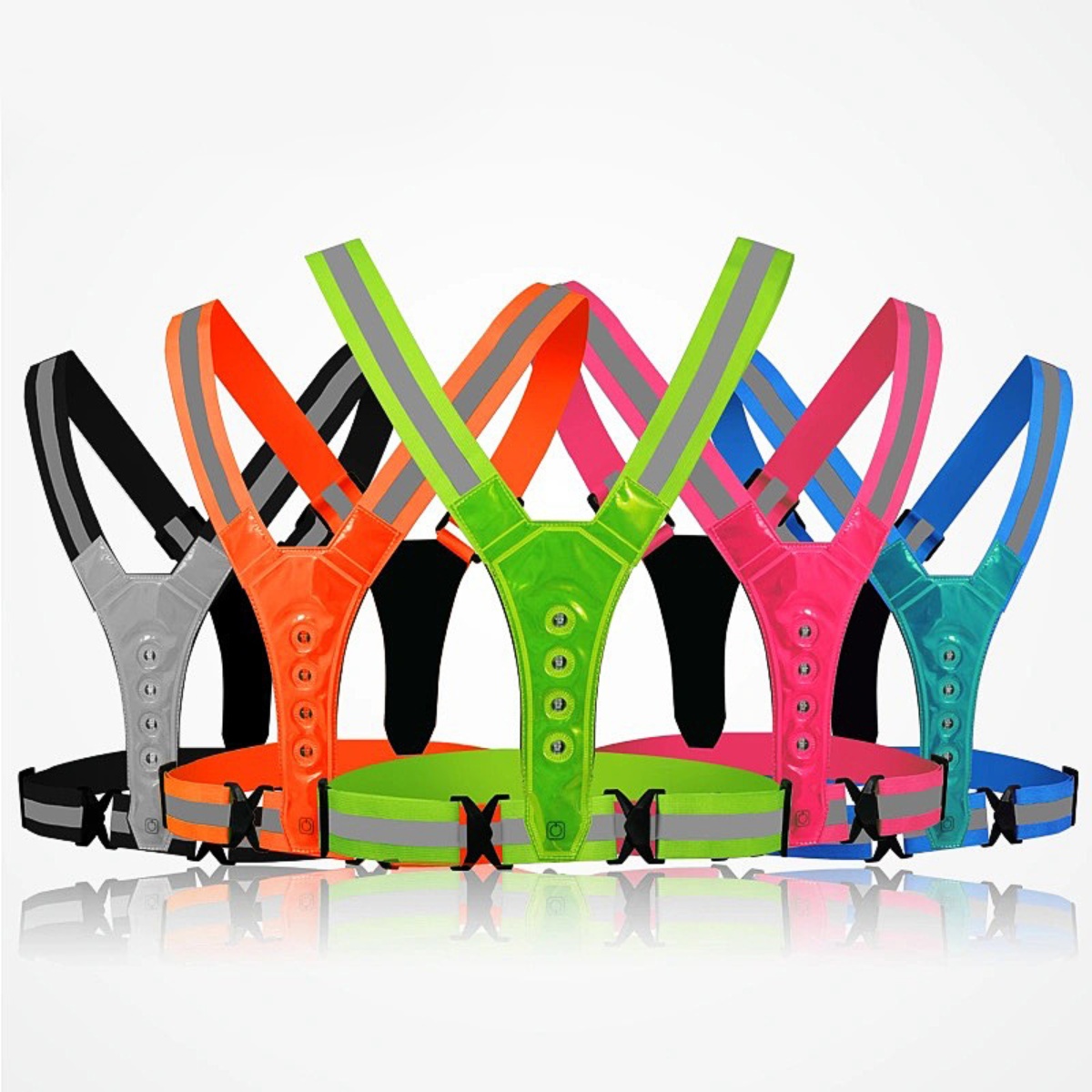 Running Gear Sale - Регулируемый светодиодный защитный жилет для бега