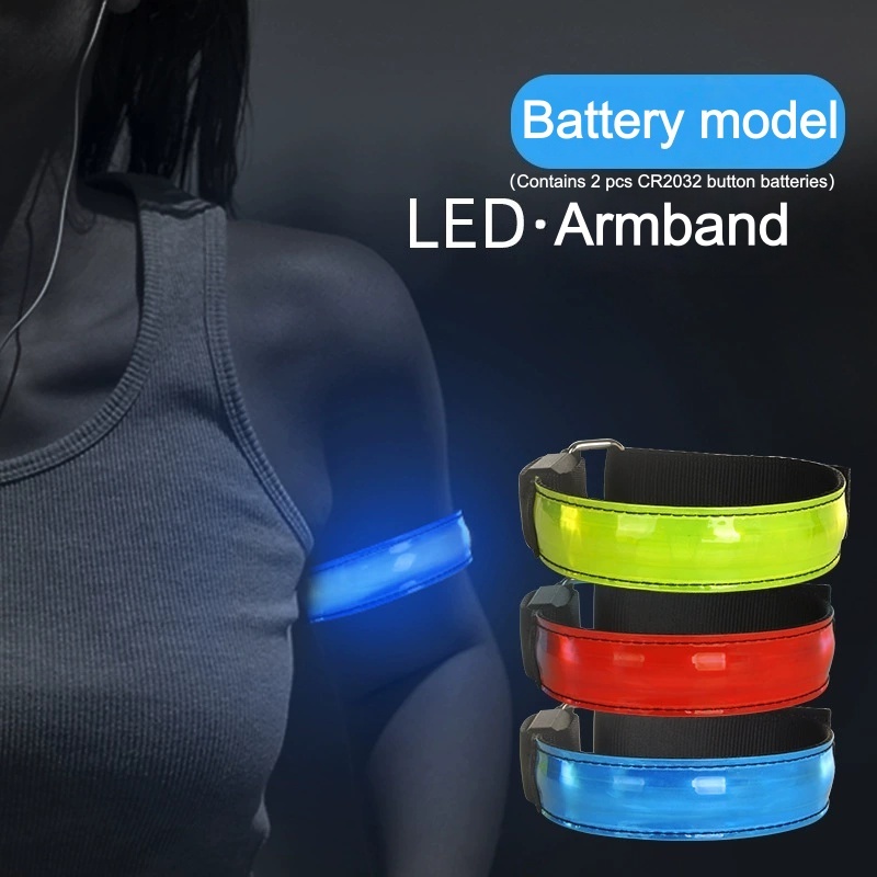 Running Jogging Gear - Светодиодный светящийся браслет для ночного бега,