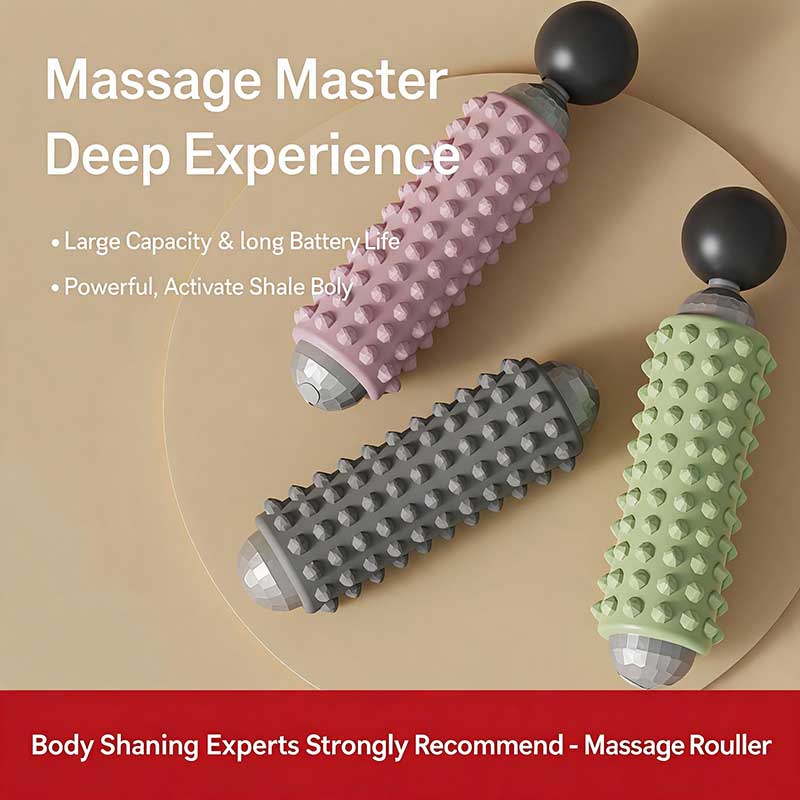 Muscle Roller Stick - JianYouCare Портативный мини-электрический массажер для йоги,