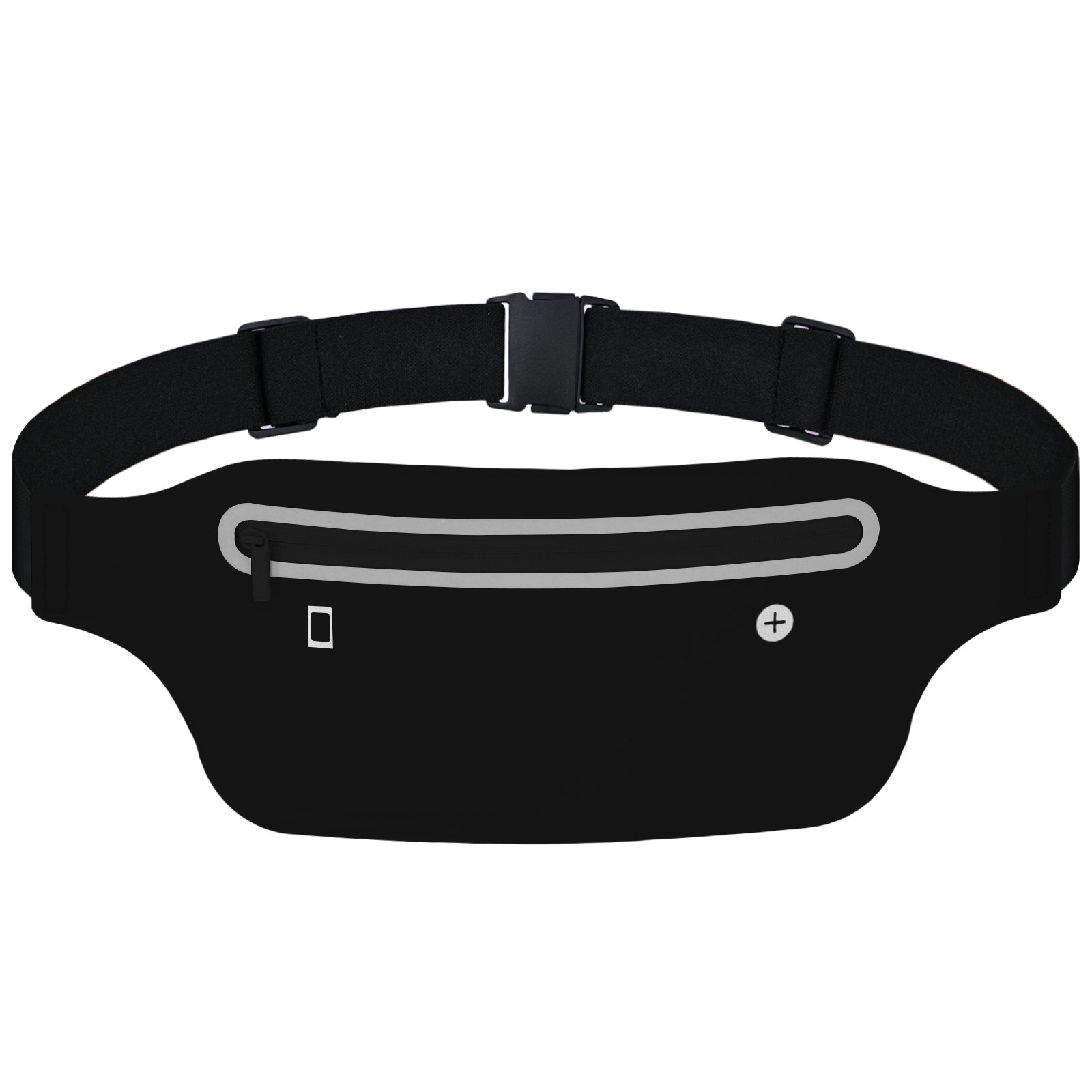 Running Jogging Gear - Спортивная поясная сумка-бананка для бега, водонепроницаемая,