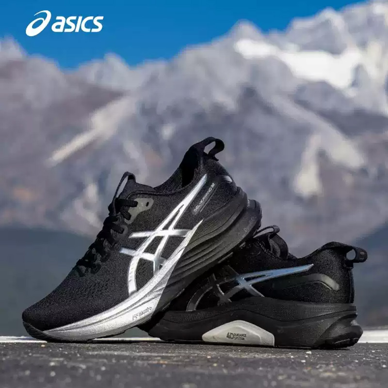 Running Gear Asics - Мужские кроссовки Asics GEL-KAYANO 32 черно-серебристые,