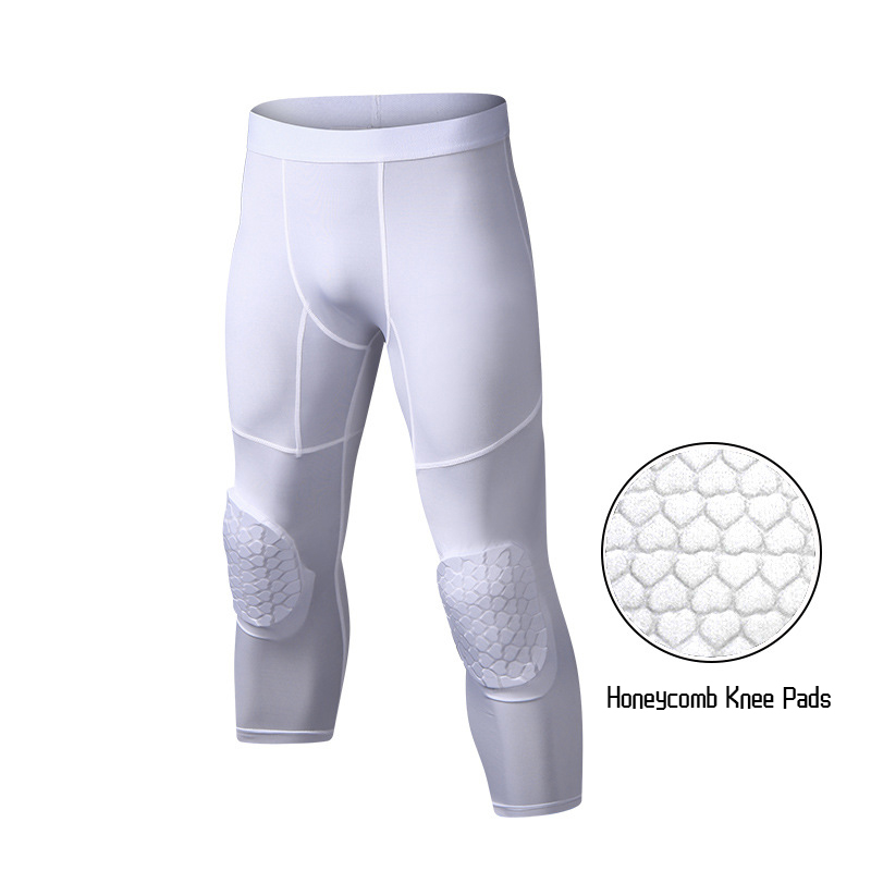 Running Gear Sale - Мужские баскетбольные брюки с наколенниками, 3/4