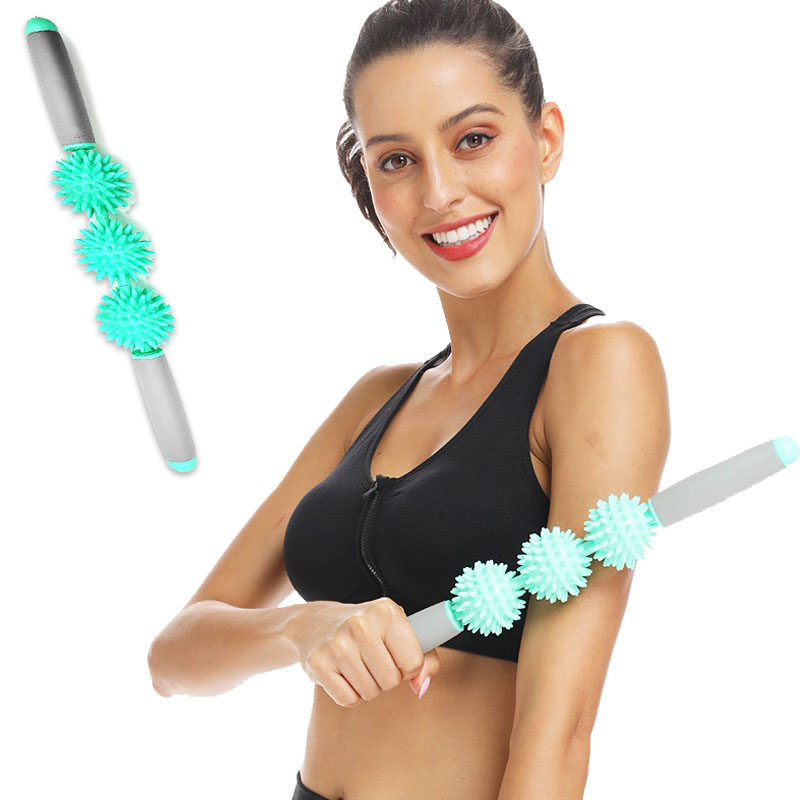 Muscle Roller Stick - Роликовый шарик для массажа мышц, йога,