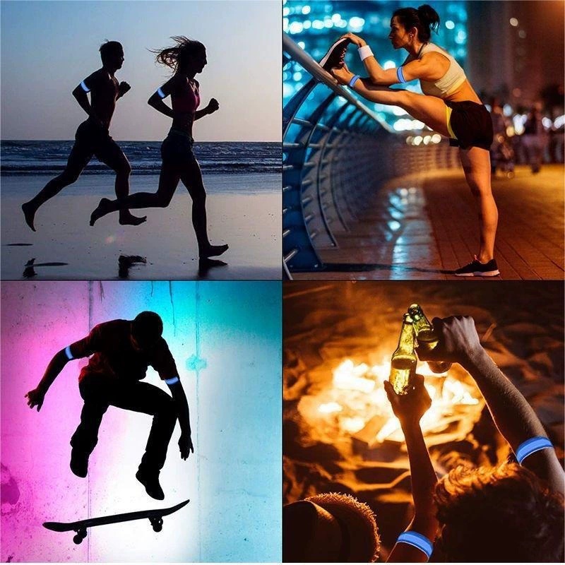 Светодиодный светящийся брасле – обзор и цена Running Jogging Gear