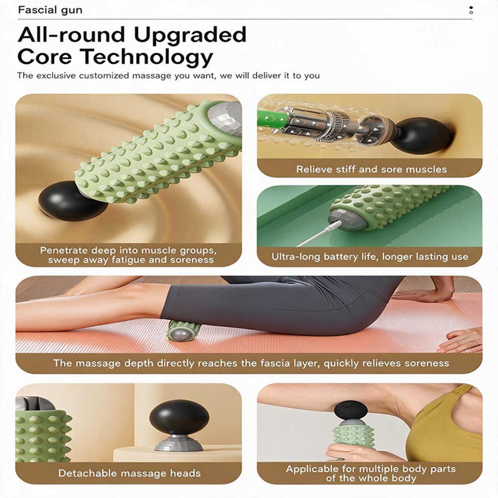 JianYouCare Портативный мини-э – обзор и цена Muscle Roller Stick